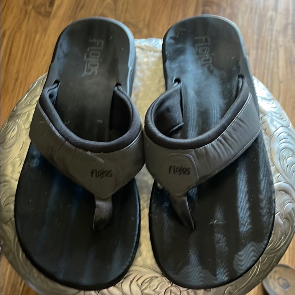 Flojos Black Men's Sandals